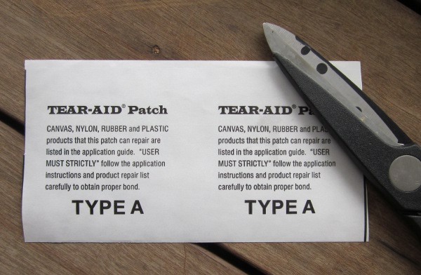 Tear Aid Kiteboarding Bladder Patch, Repair Tapes (Sail and Leading Edge)