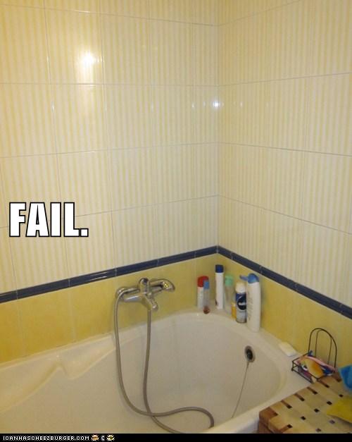 Europe Shower Fail